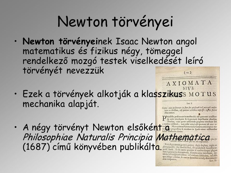 Newton törvényei