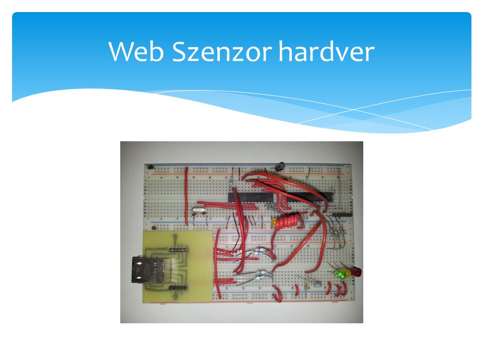 Web Szenzor hardver