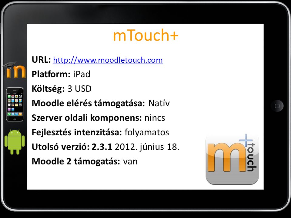 mTouch+ URL:   Platform: iPad Költség: 3 USD