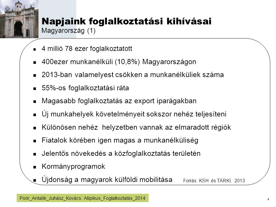 Napjaink foglalkoztatási kihívásai Magyarország (1)