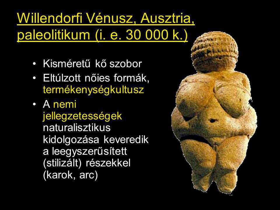 Willendorfi Vénusz, Ausztria, paleolitikum (i. e k.)