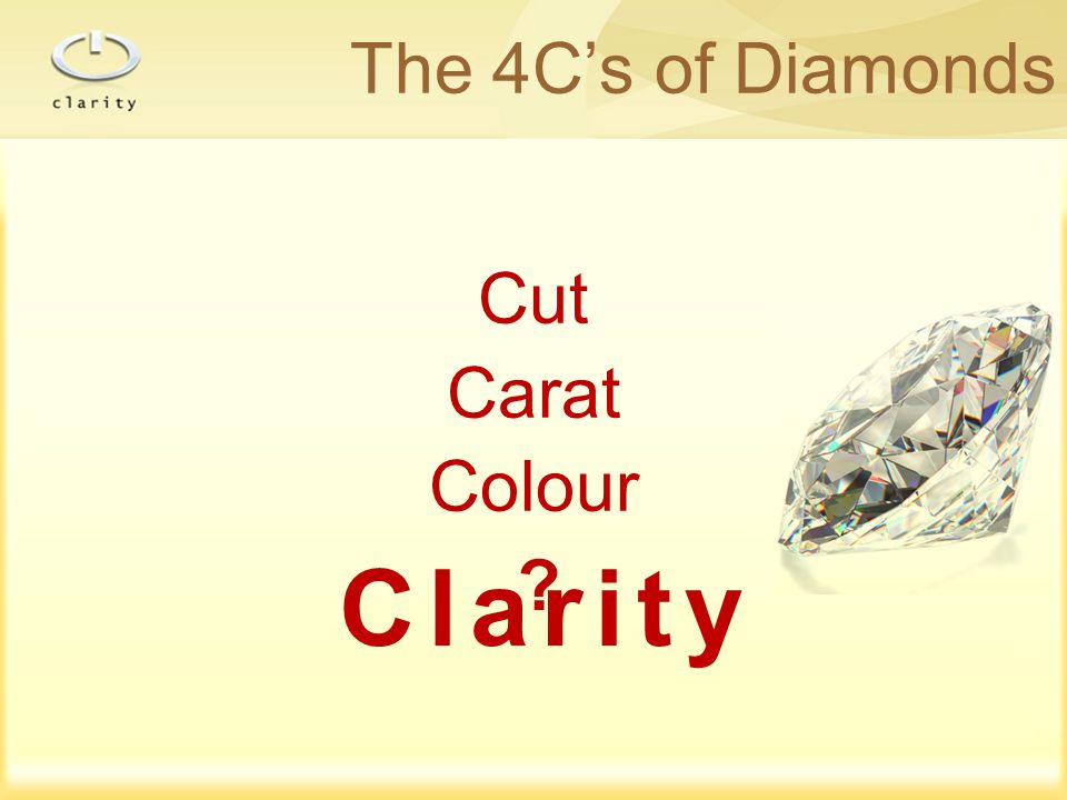 The 4C’s of Diamonds Cut Carat Colour Clarity