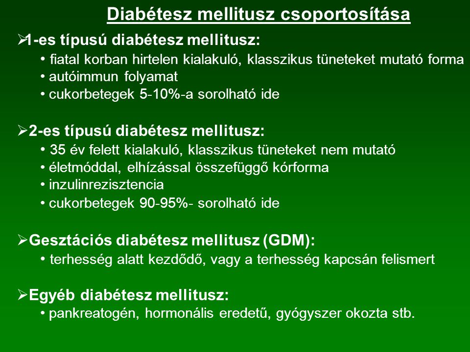 Cukorbetegség dekompenzált klinika
