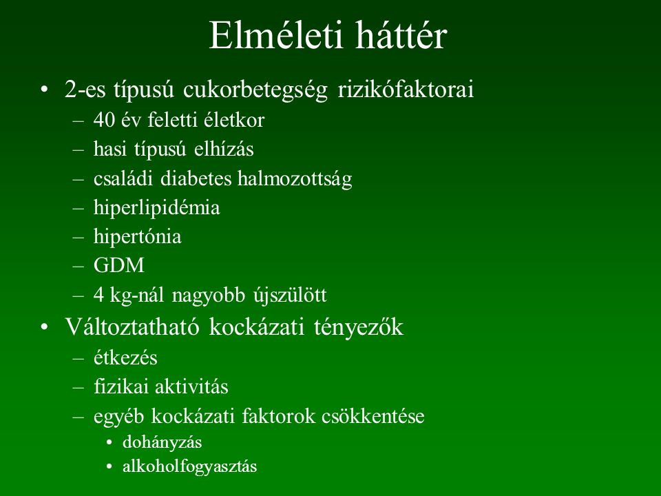 Dr. Dienes Csaba Emil - Ismertetők - Cukorbetegség