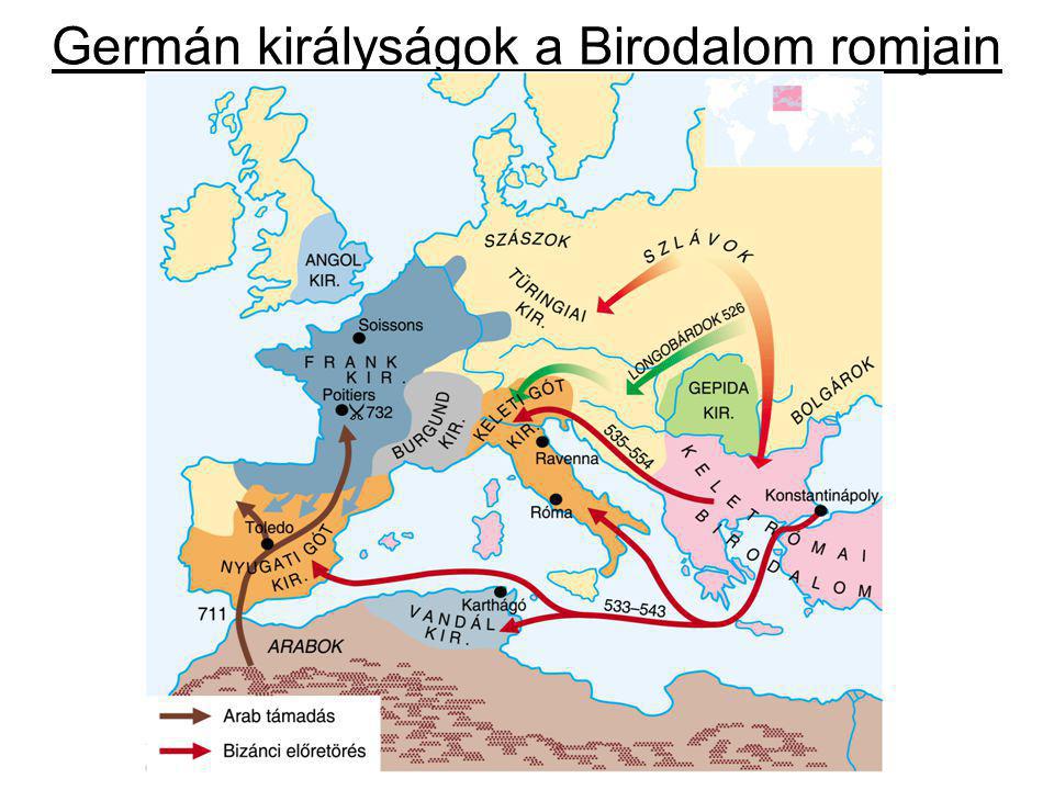 Germán királyságok a Birodalom romjain