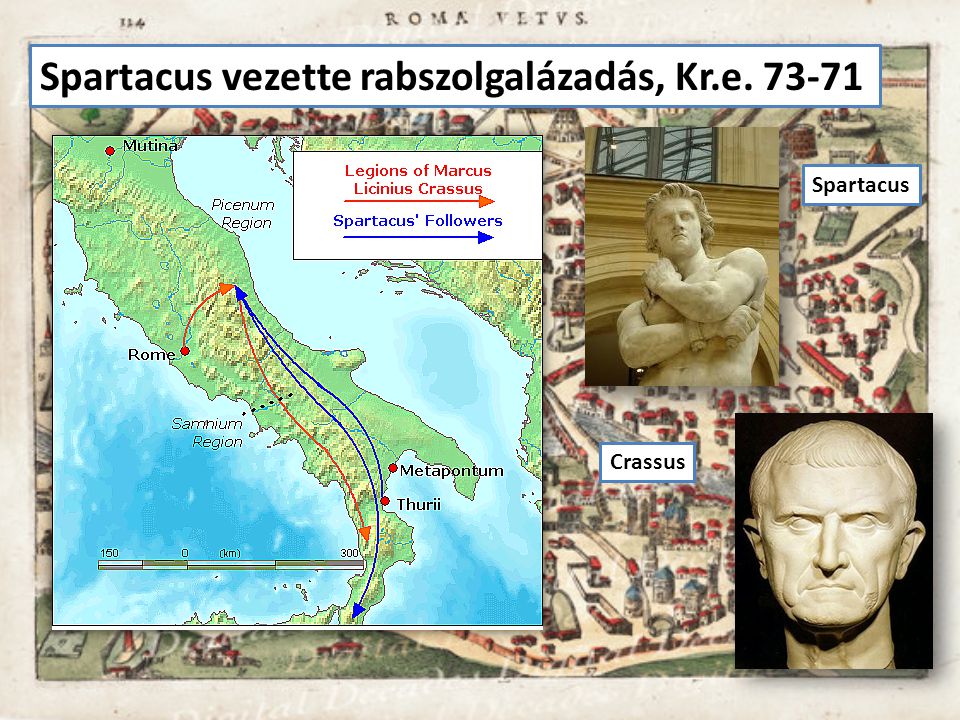 Spartacus vezette rabszolgalázadás, Kr.e