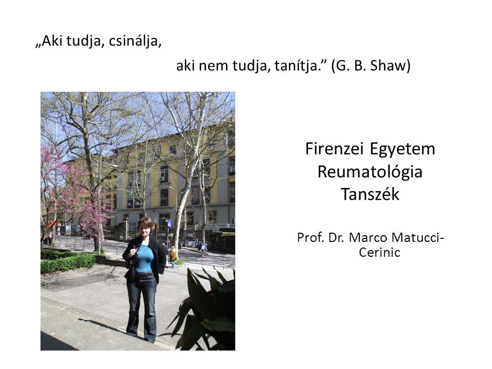 Prof. Dr. Marco Matucci- Cerinic