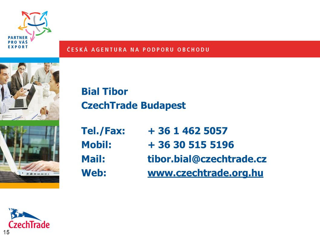 Bial Tibor CzechTrade Budapest Tel
