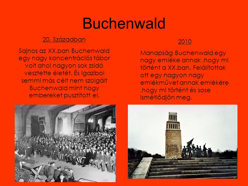 Buchenwald 20. Században.