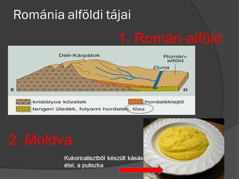 1. Román-alföld 2. Moldva Románia alföldi tájai