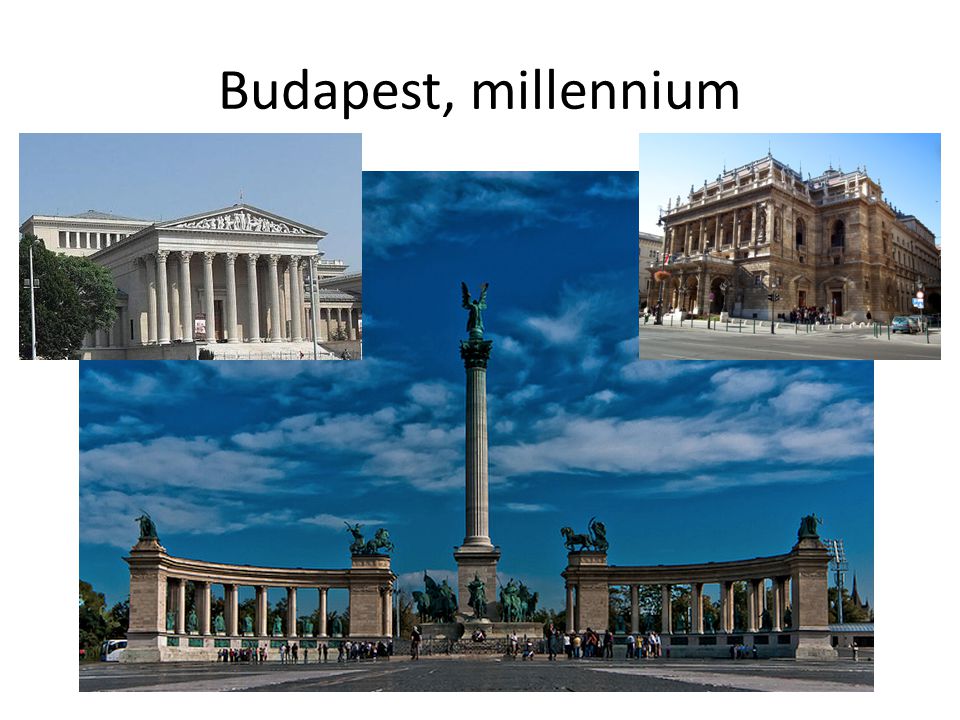 Budapest, millennium