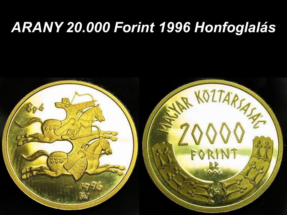 ARANY Forint 1996 Honfoglalás