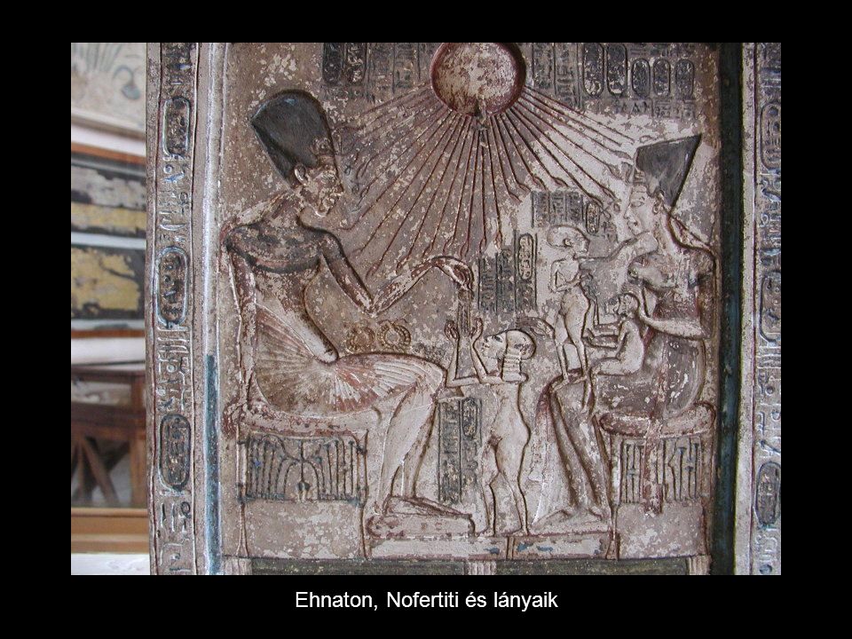 Ehnaton, Nofertiti és lányaik