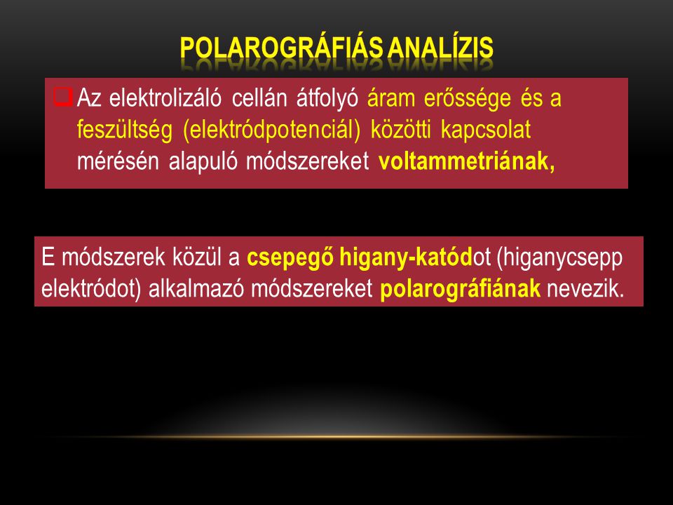 Polarográfiás analízis