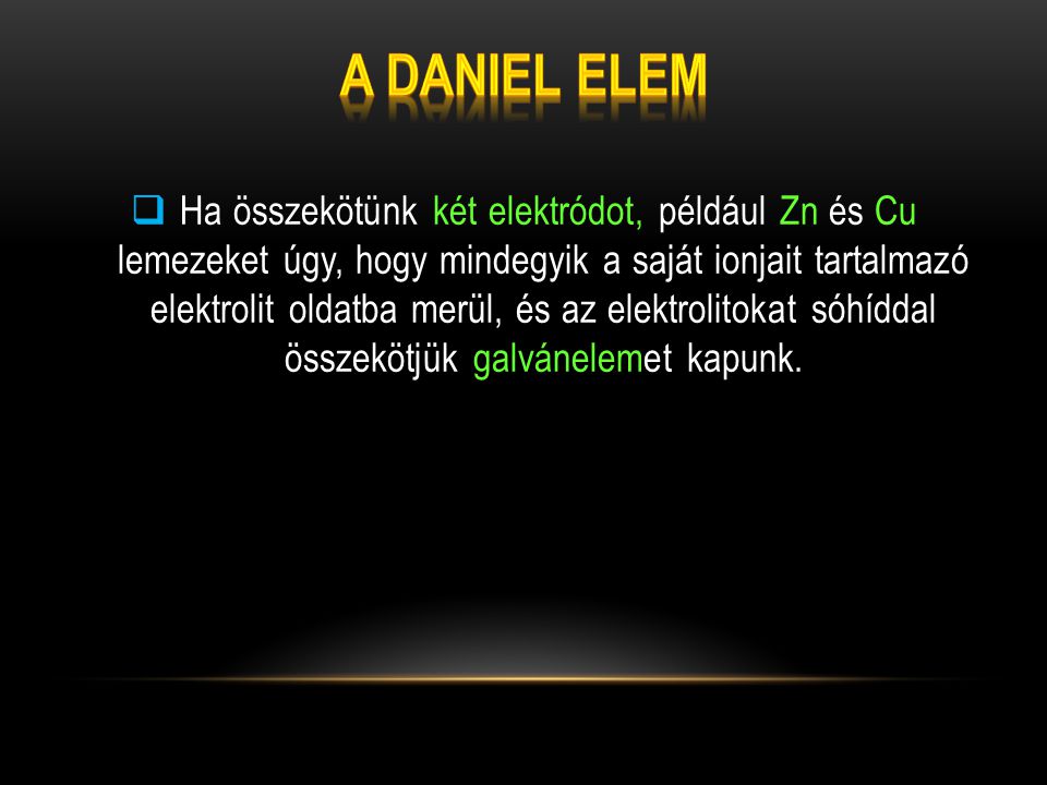 A Daniel elem