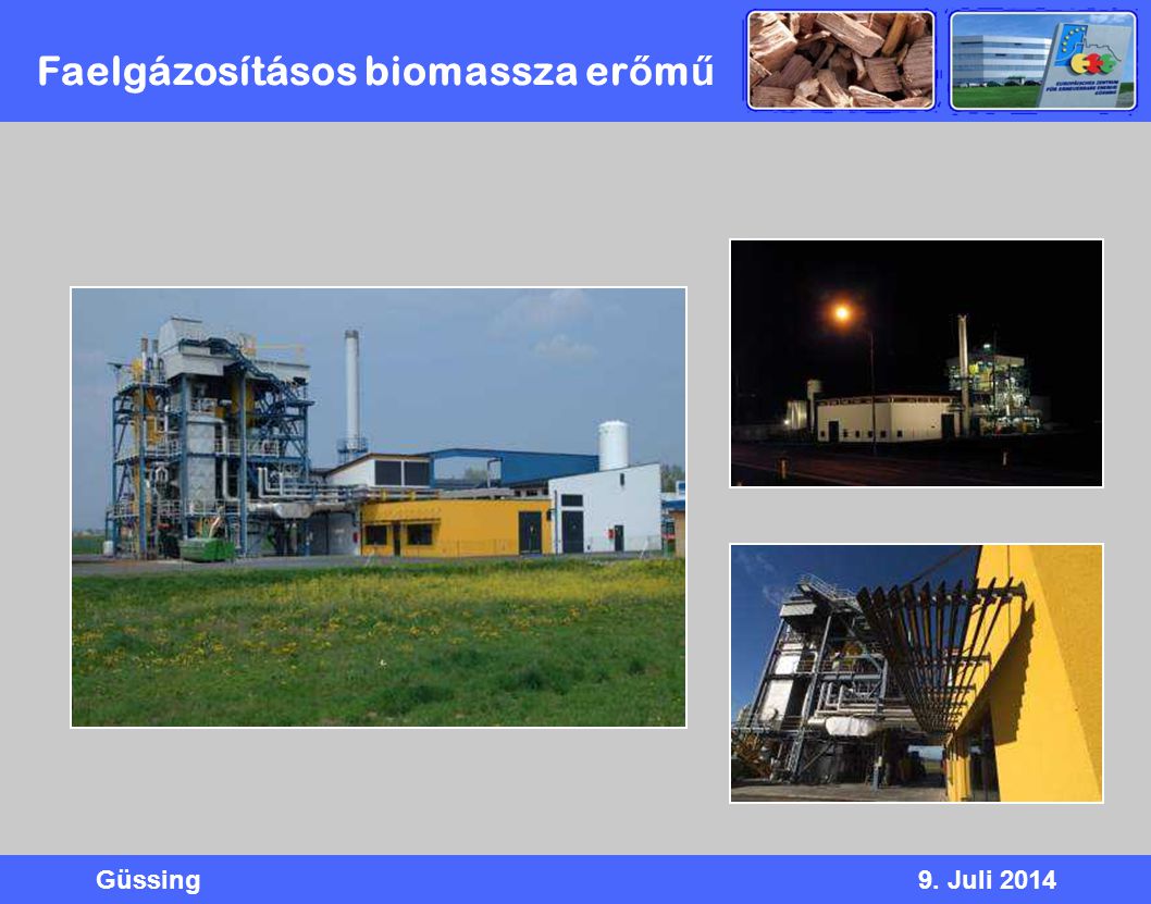 Faelgázosításos biomassza erőmű