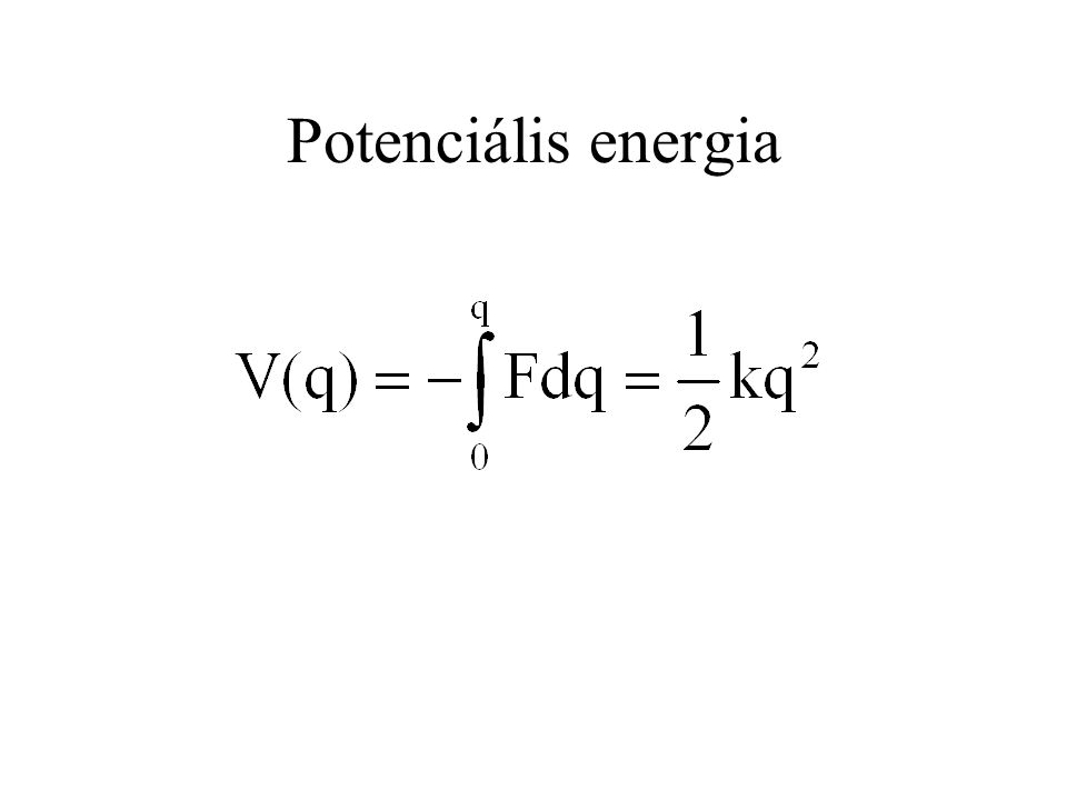 Potenciális energia
