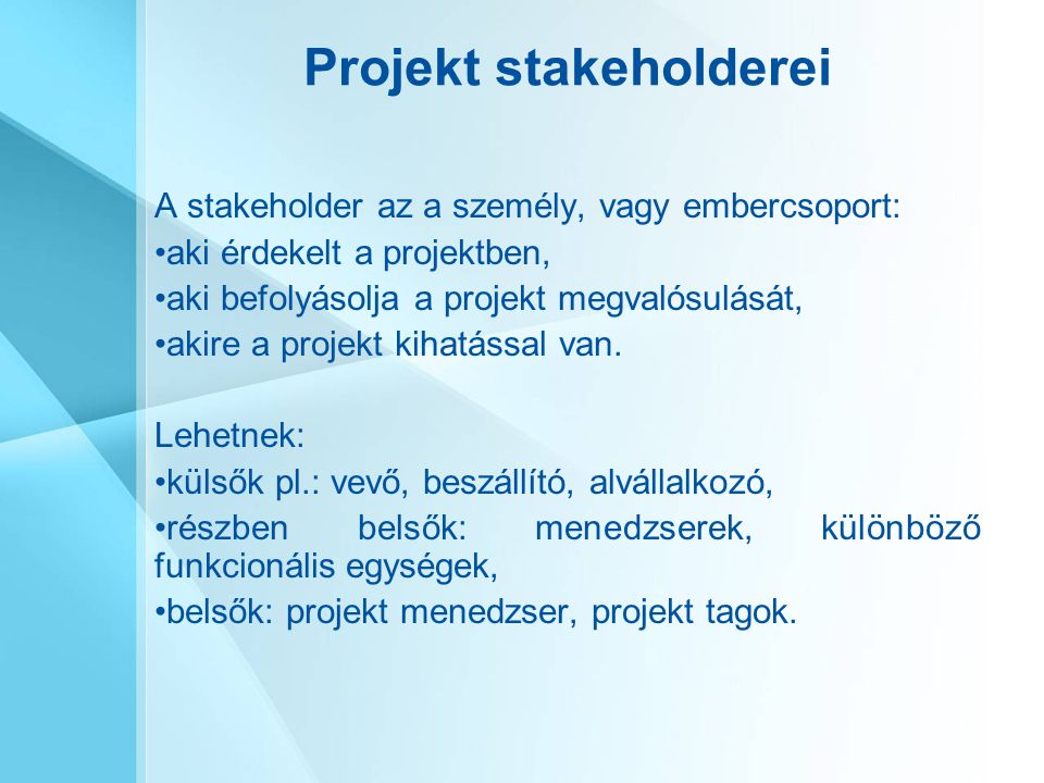 Projekt stakeholderei
