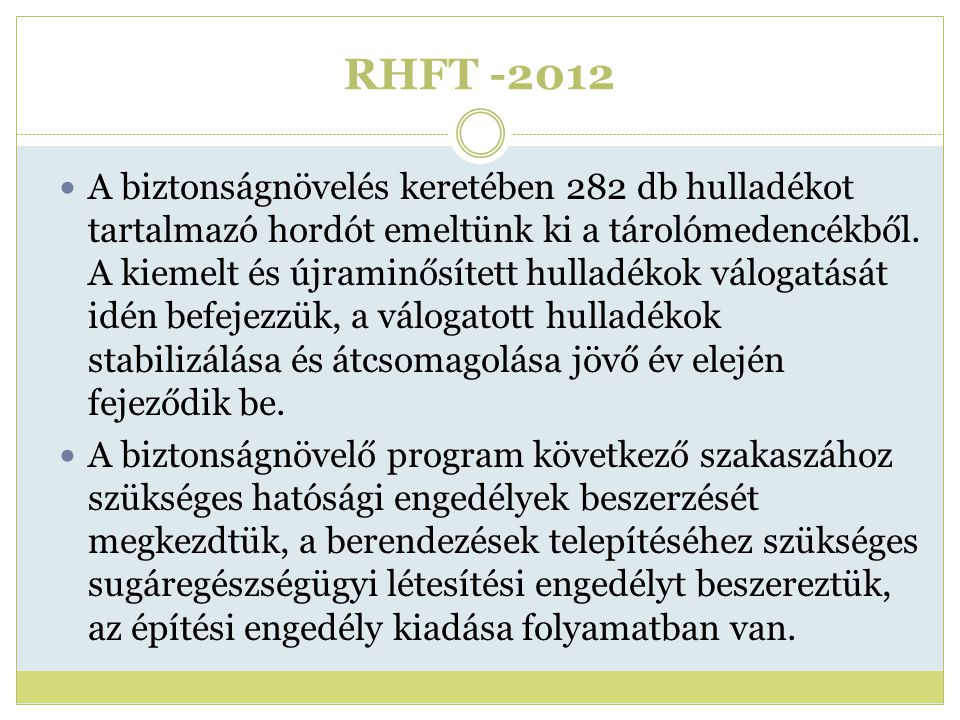 RHFT -2012