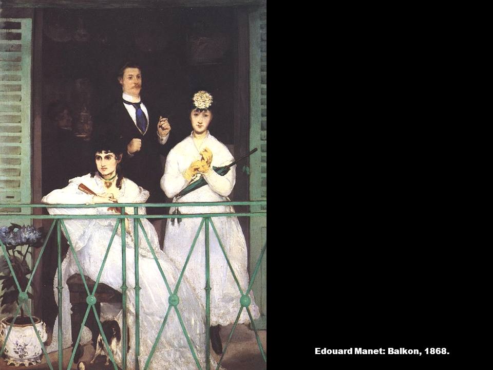 Edouard Manet: Balkon, 1868.