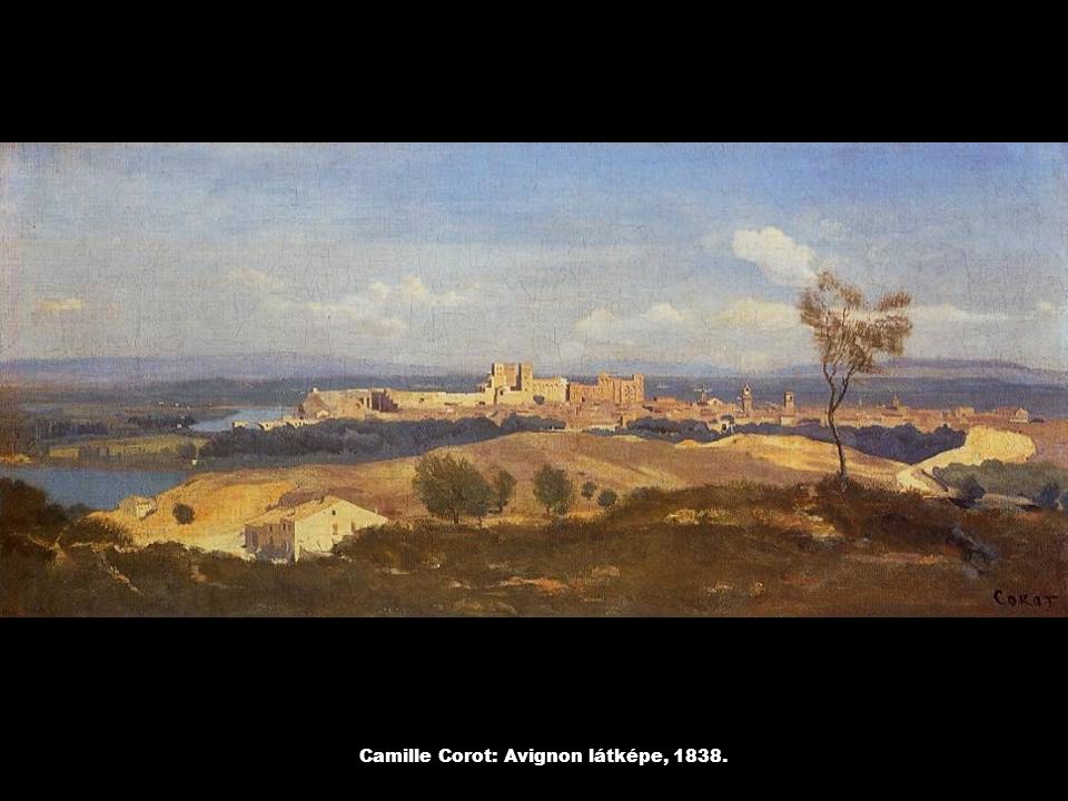 Camille Corot: Avignon látképe, 1838.