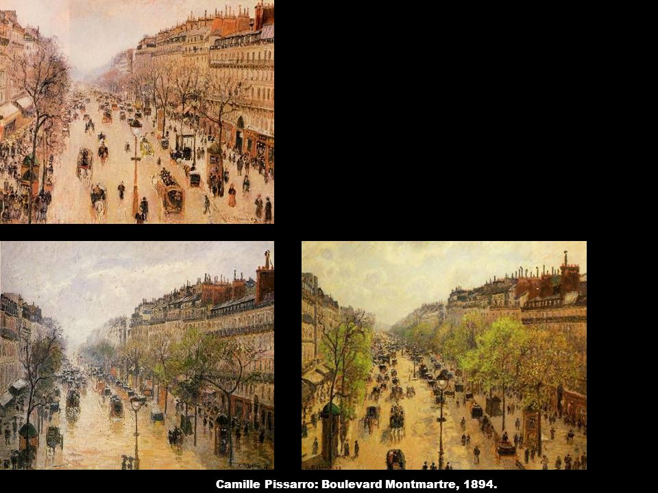 Camille Pissarro: Boulevard Montmartre, 1894.