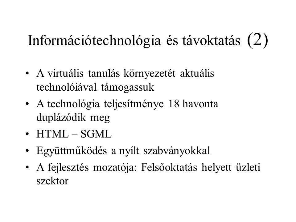 Információtechnológia és távoktatás (2)