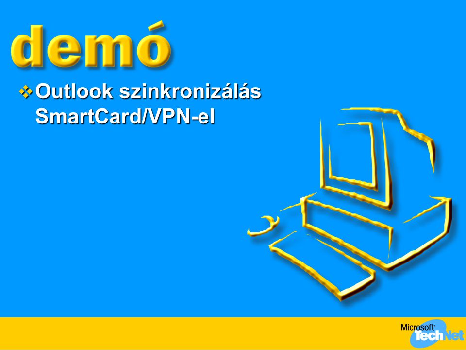 Outlook szinkronizálás SmartCard/VPN-el