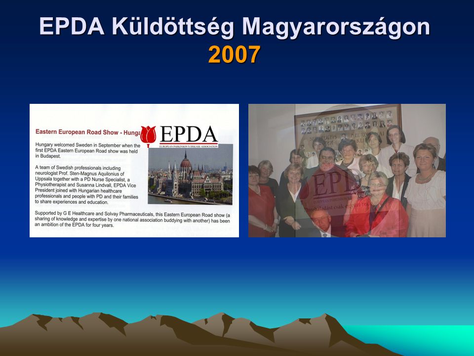 EPDA Küldöttség Magyarországon 2007