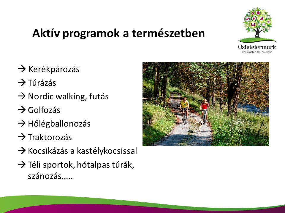 Turizmusrégió Kelet-Stájerország - Ausztria Kertje - Ppt Letölteni