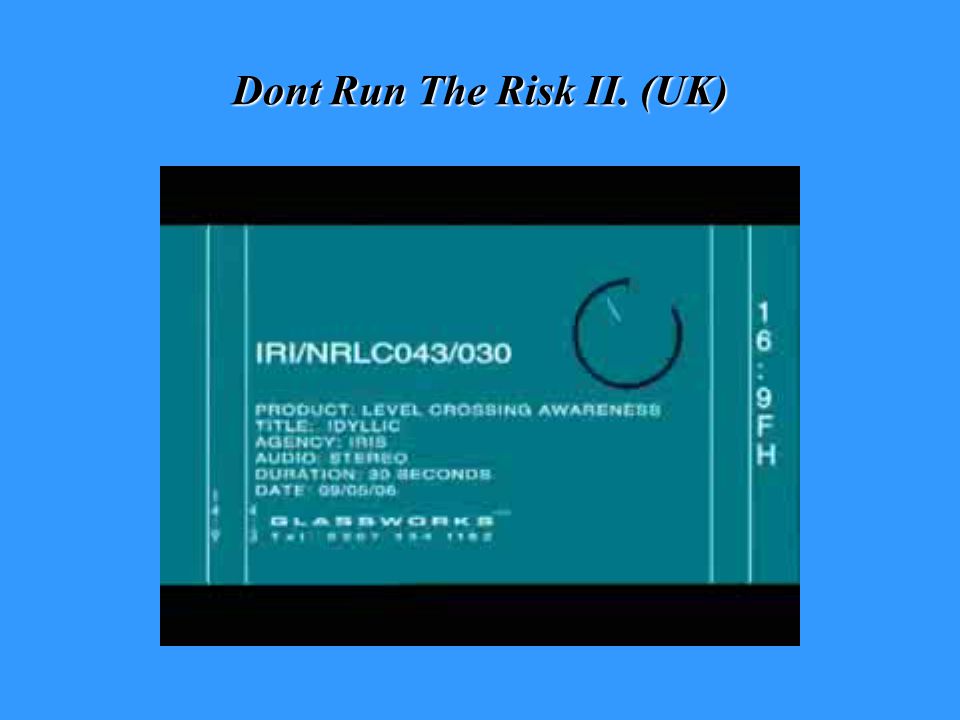 Dont Run The Risk II. (UK)