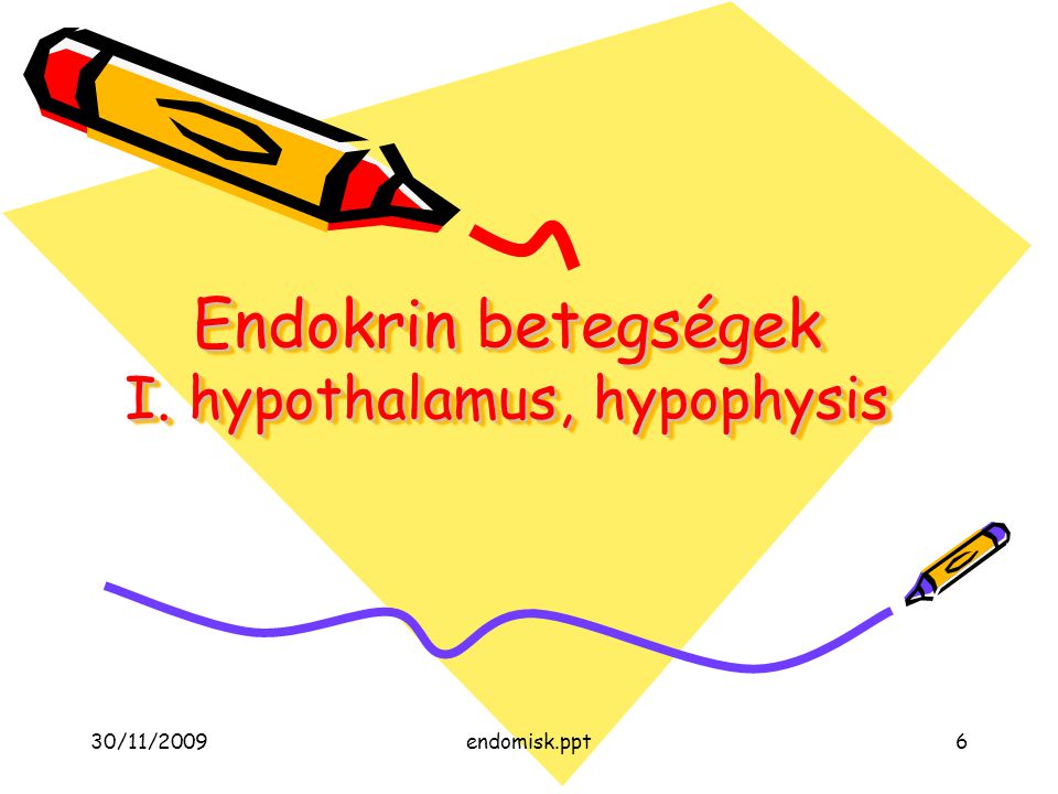 Endokrin betegségek I. hypothalamus, hypophysis