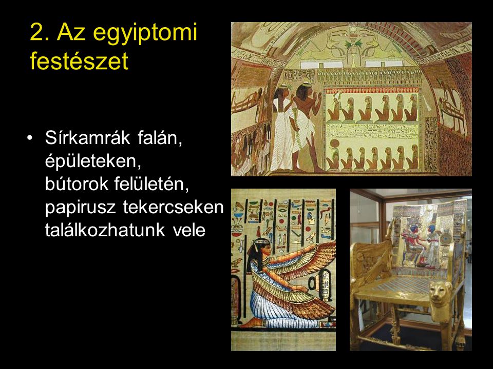 2. Az egyiptomi festészet