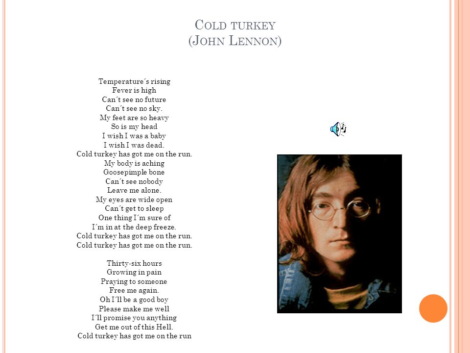 Cold turkey (John Lennon)