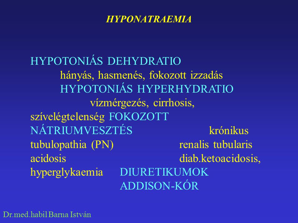 HYPONATRAEMIA