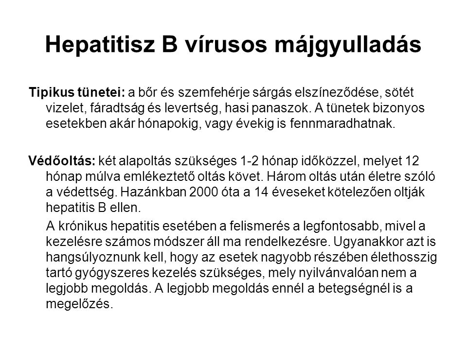 Hepatitisz B vírusos májgyulladás