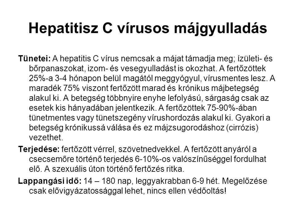Hepatitisz C vírusos májgyulladás