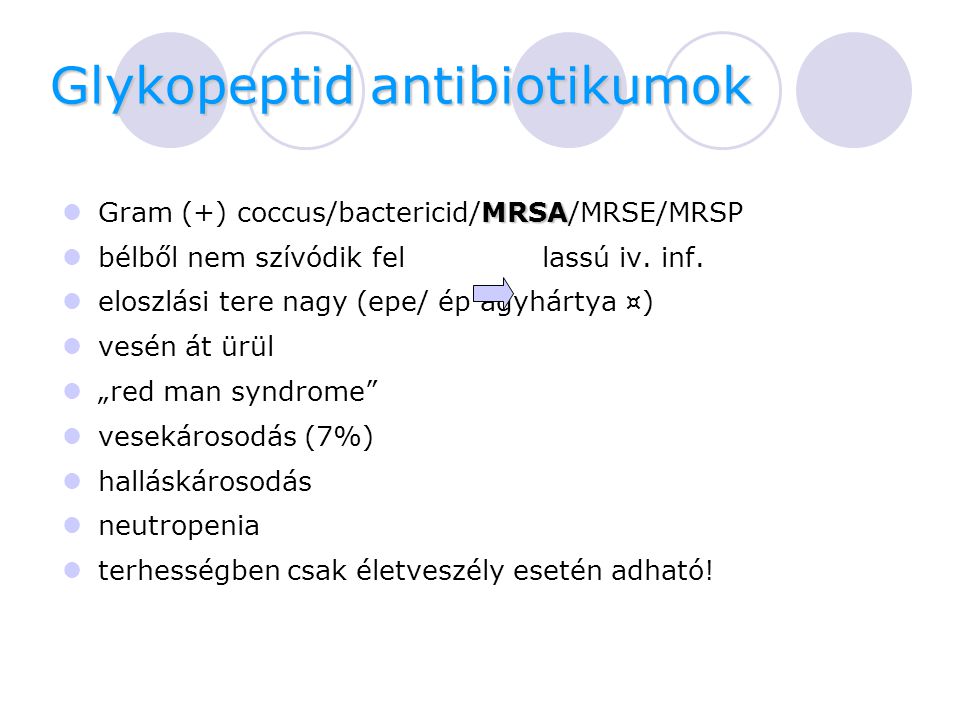 Glykopeptid antibiotikumok