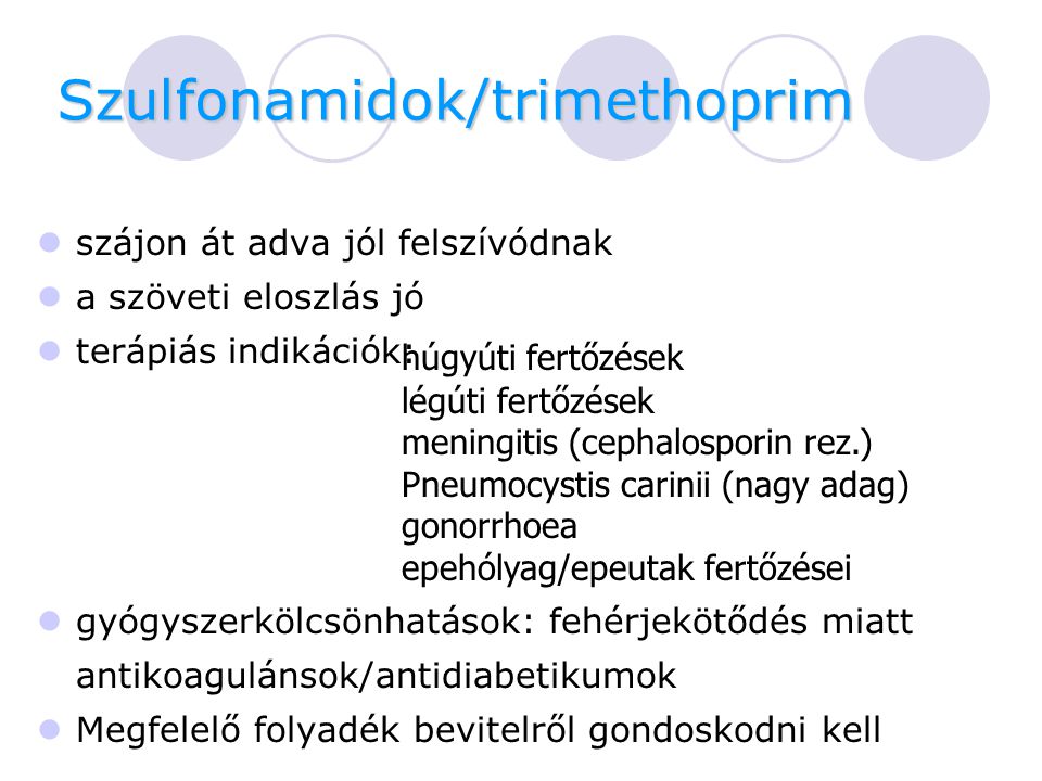 Szulfonamidok/trimethoprim