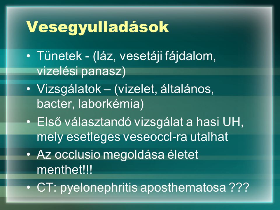 Pyelonephritis jelentése magyarul » DictZone Orvosi-Magyar szótár