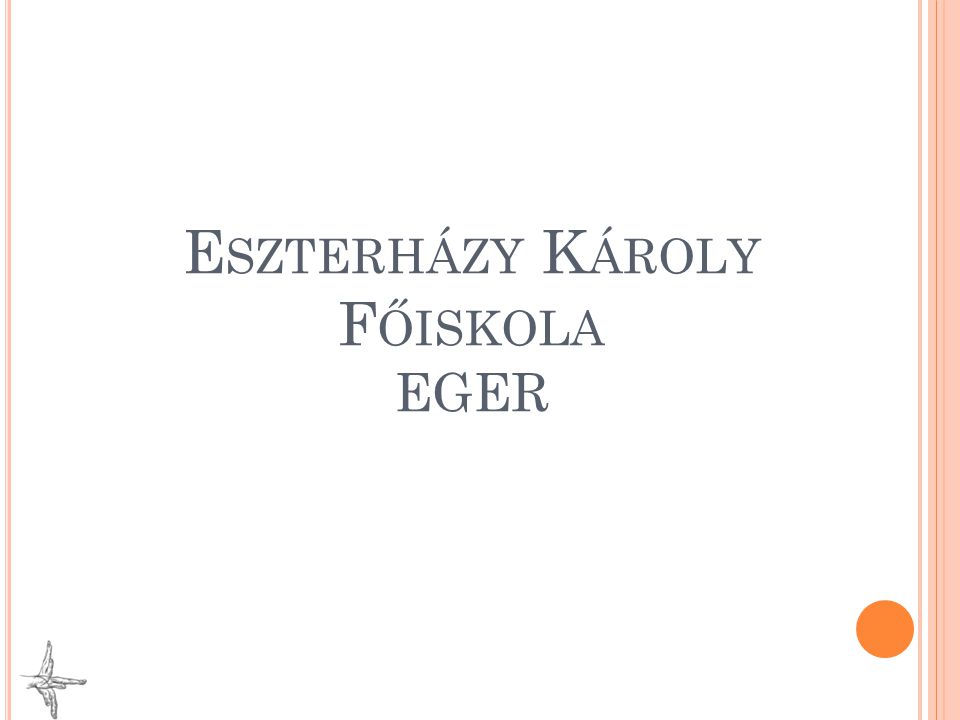 Eszterházy Károly Főiskola EGER