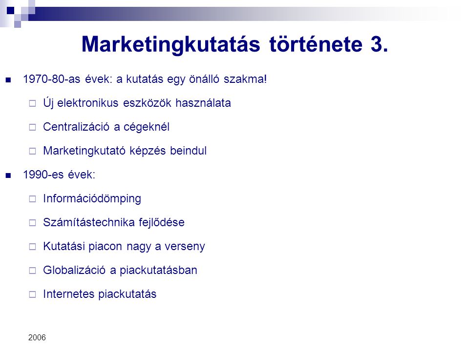 Marketingkutatás története 3.