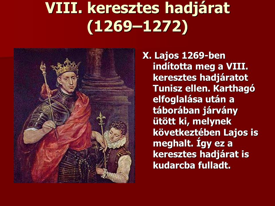 VIII. keresztes hadjárat (1269–1272)