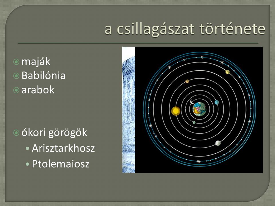 a csillagászat története