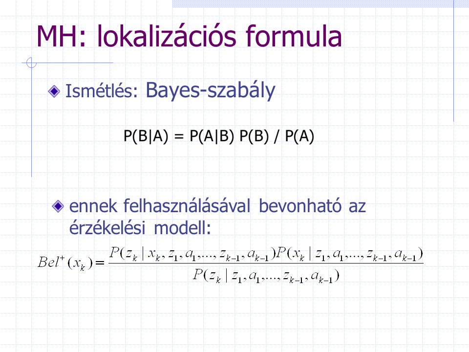 MH: lokalizációs formula