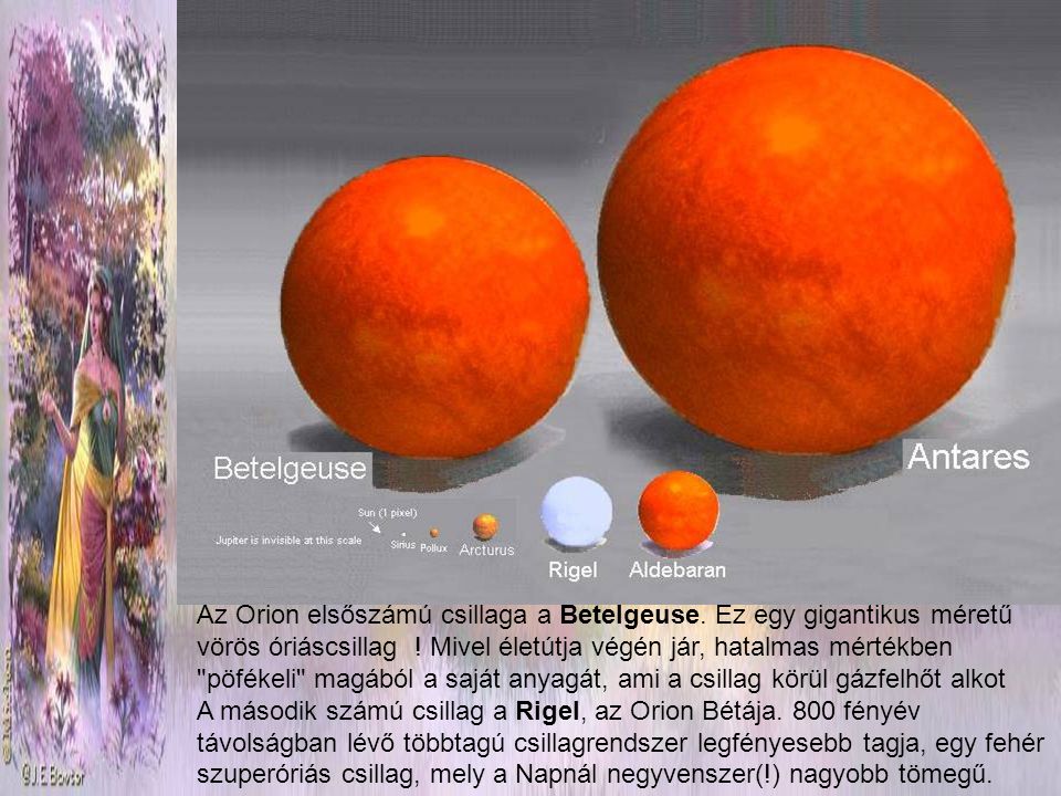 Az Orion elsőszámú csillaga a Betelgeuse