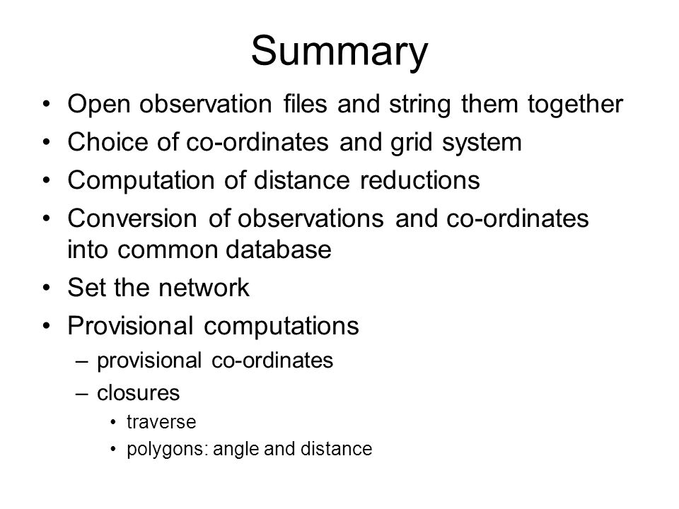 Summary Open observation files and string them together