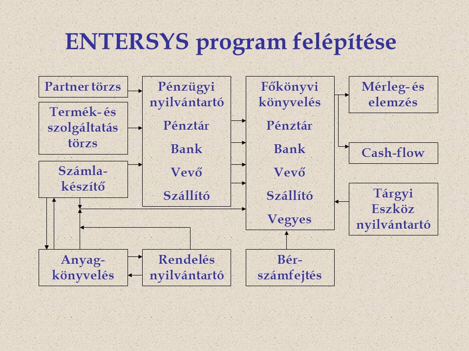 ENTERSYS program felépítése