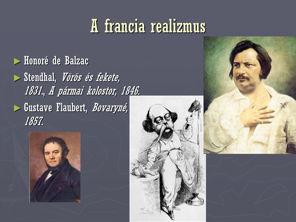 A francia realizmus Honoré de Balzac