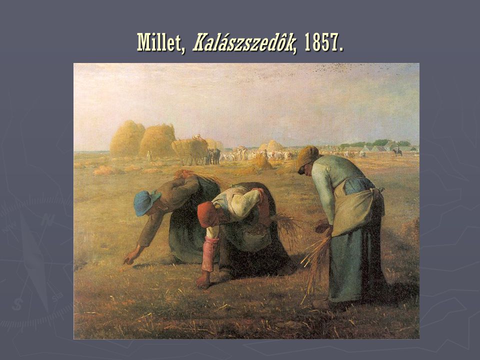Millet, Kalászszedôk, 1857.